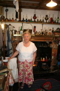 Sylvia Armstrong in her museum
