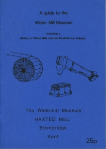 Cover of a guide to Haxted Water Mill Museum, 1983