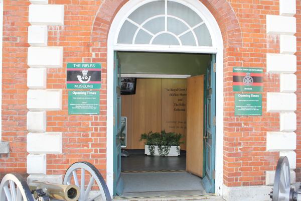 The Rifles Museum entrance